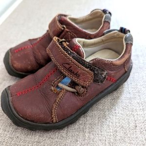 Toddler Clark's leather shoes